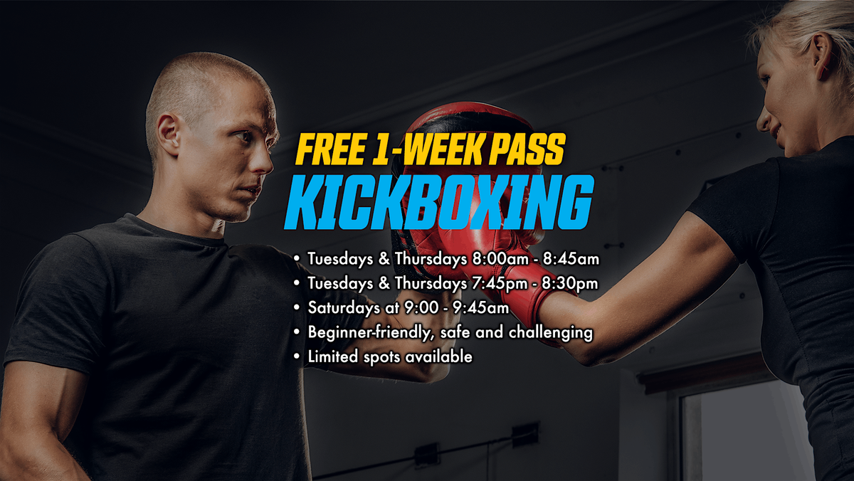 Cardio\/Fitness Kickboxing FREE 1-WEEK PASS