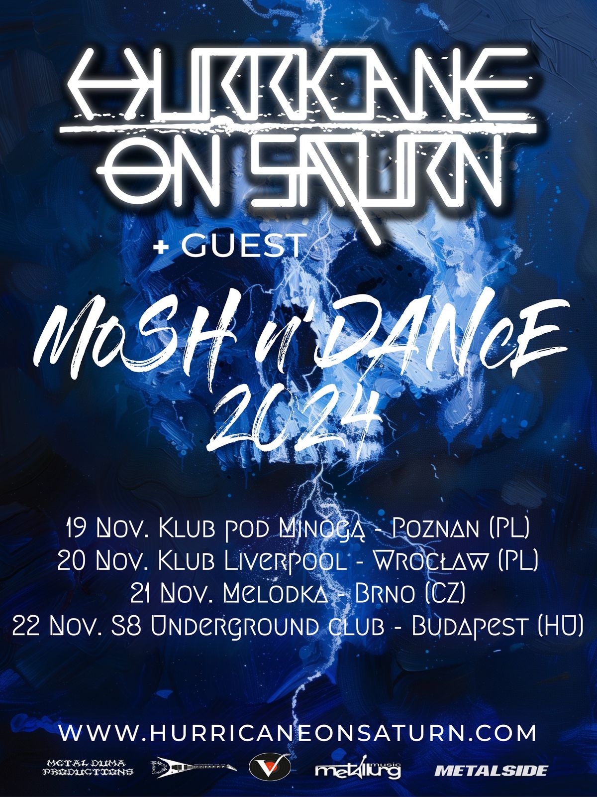 Hurricane on Saturn - Mosh n' Dance Tour 2024-11-19 Poznan