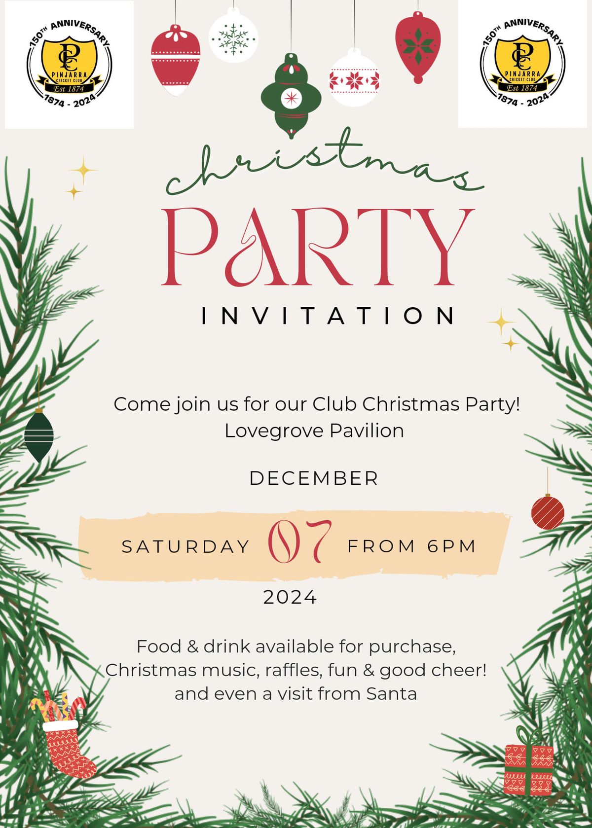 Whole Club Christmas Celebration