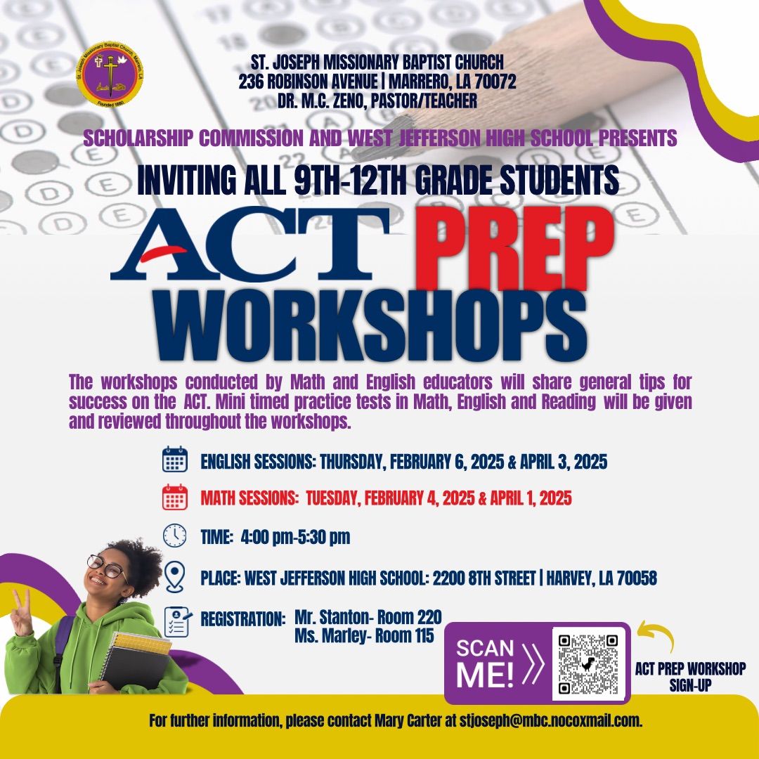 ACT PREP WORKSHOPS 