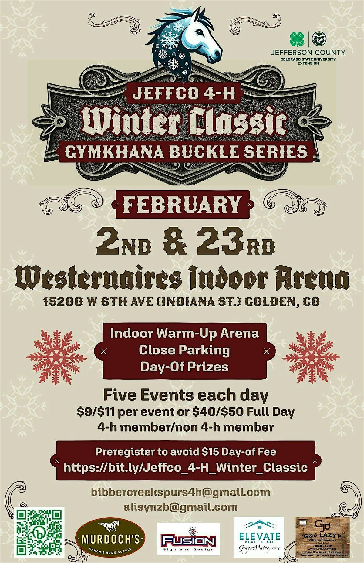 JeffCo 4-H Winter Gymkhana Buckle Series