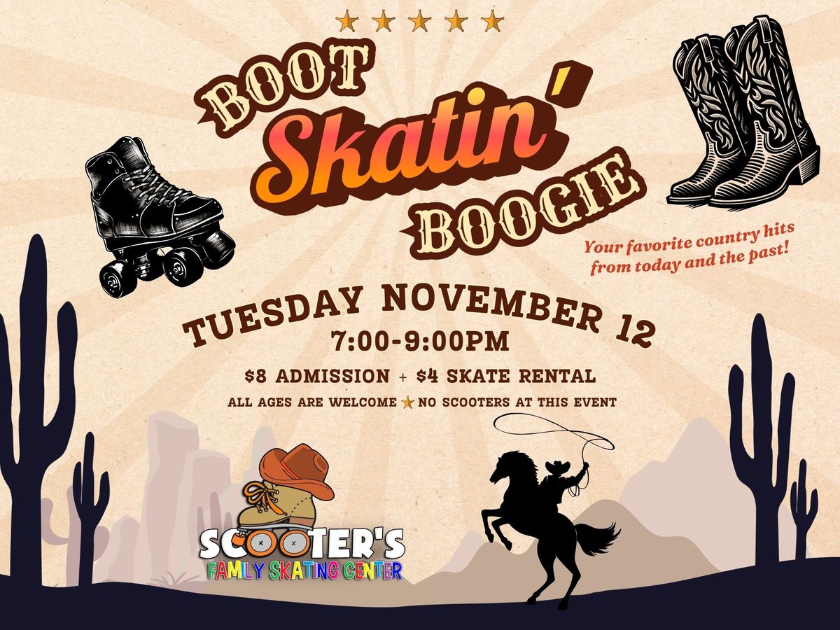 Boot Skatin' Boogie - Country Music Skate Night