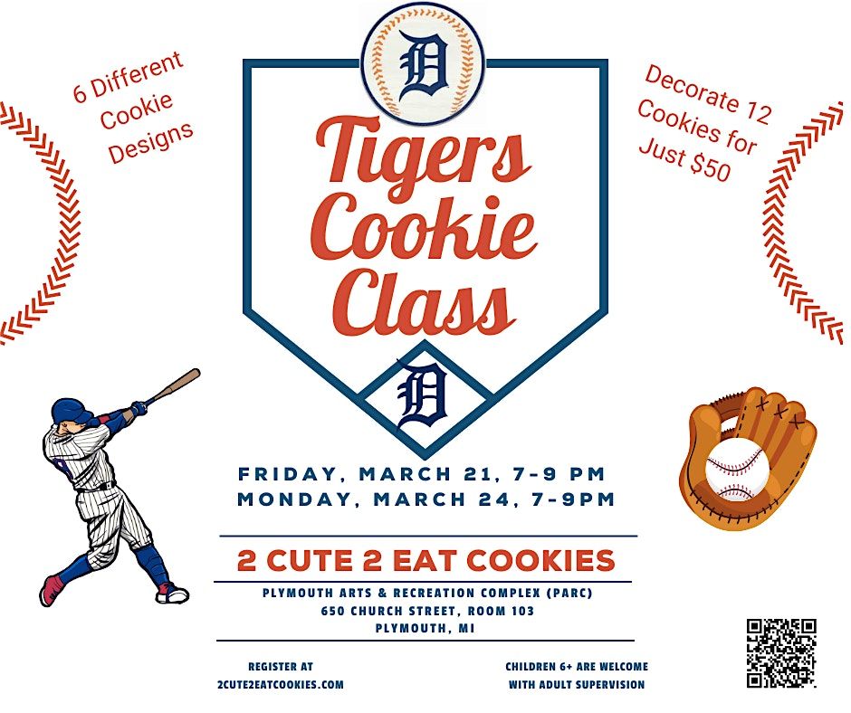 Detroit Tigers Sugar Cookie Decorating Class