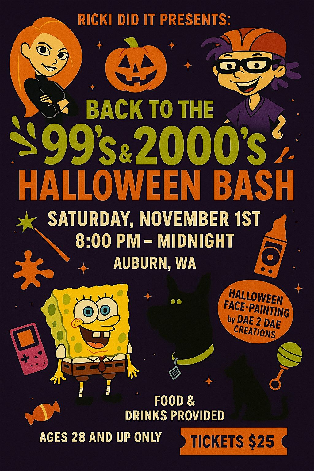 Back To the 99\u2019s & 2000\u2019s Halloween Bash