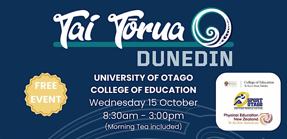 Tai T\u014drua PLD Day - Health & PE PLD for teachers of Years 1-8 - DUNEDIN