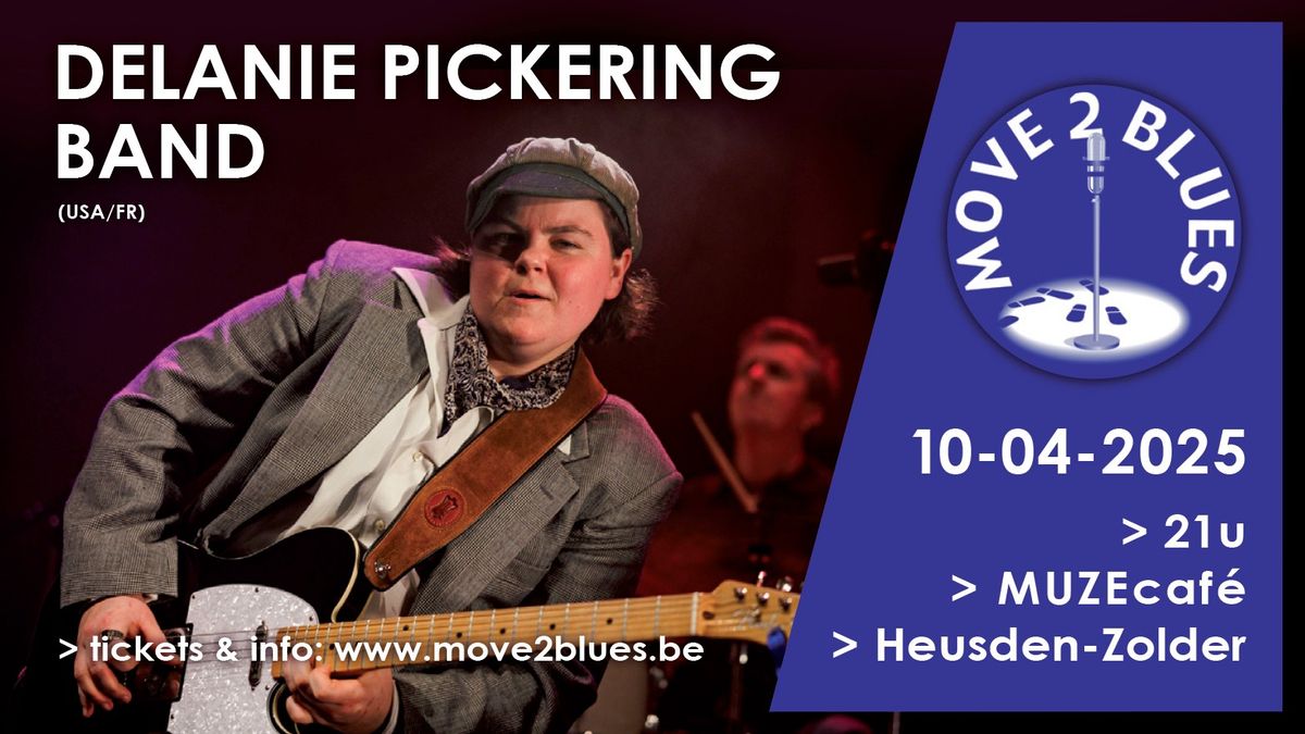 Delanie Pickering Band (USA\/FR) - Move2blues @ MUZEcaf\u00e9 Heusden Zolder