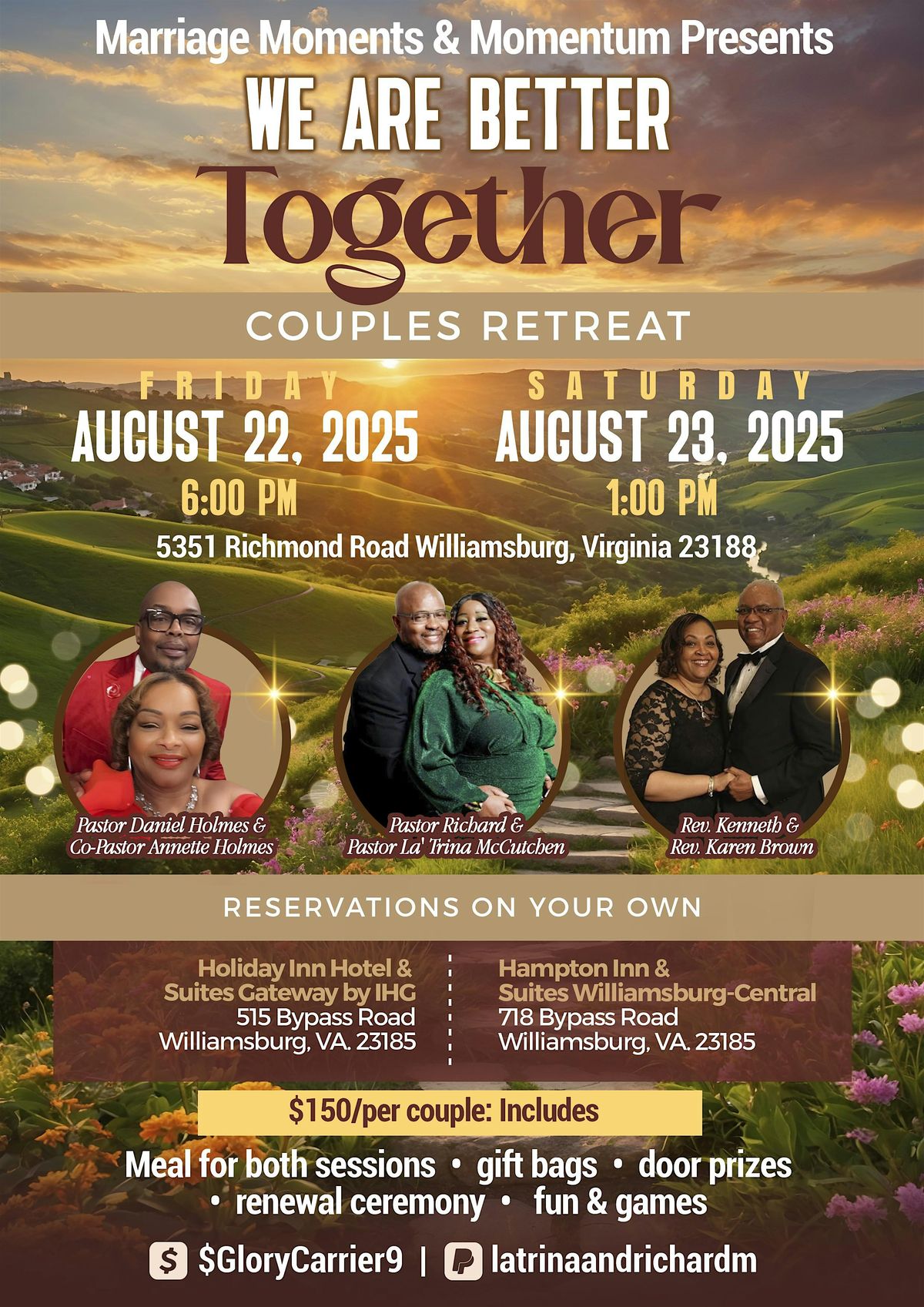 Marriage Moments & Momentum We Are Better Together Couples Retreat