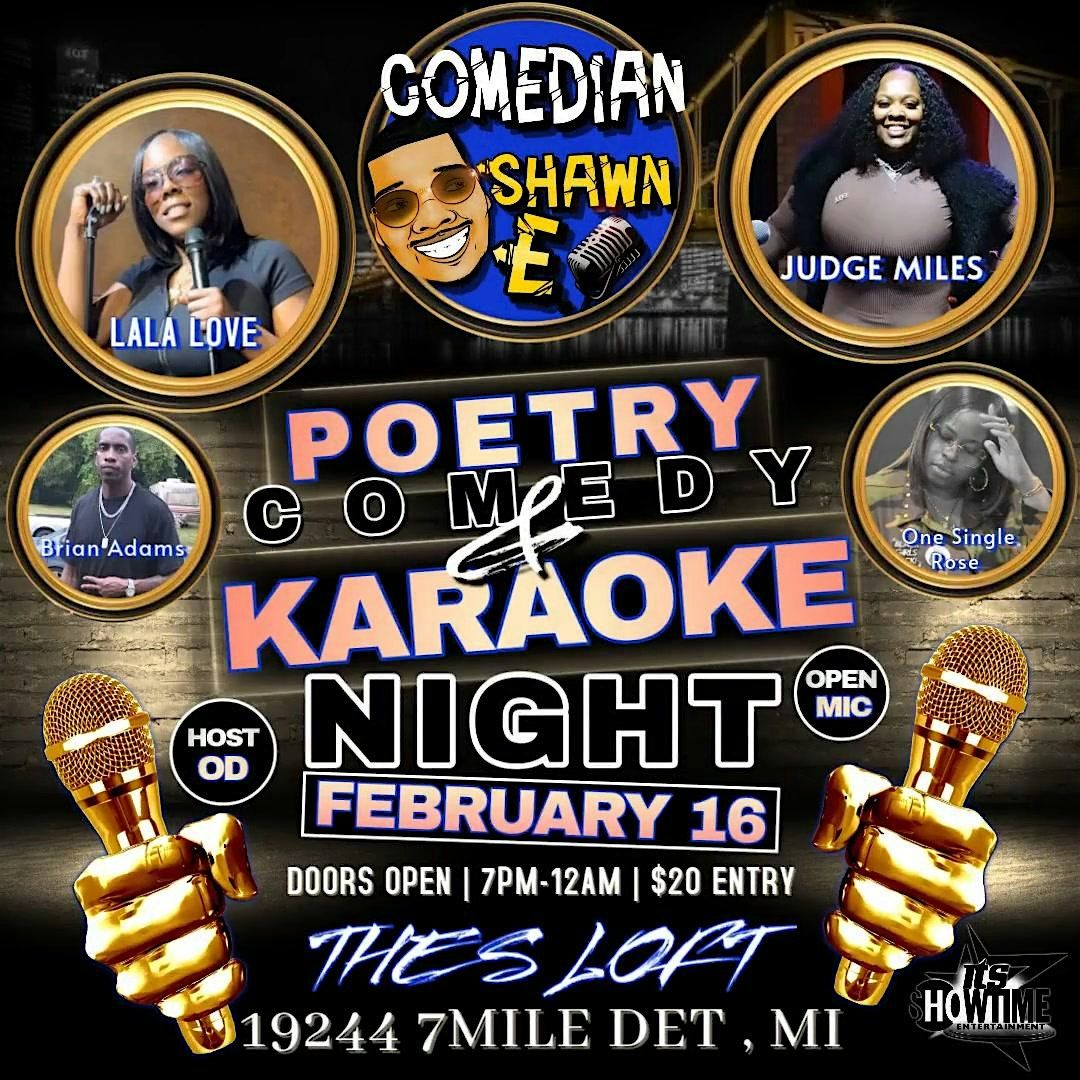 POETRY, COMEDY & KARAOKE NIGHT