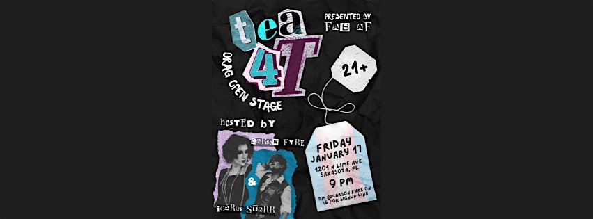 TEA4T Drag Open Stage