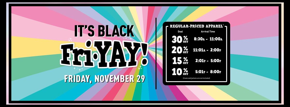 Black Fri-YAY!