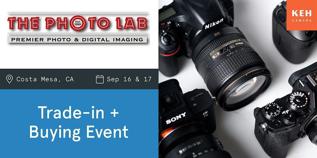 Sell your camera gear (free event) at The Photo Lab