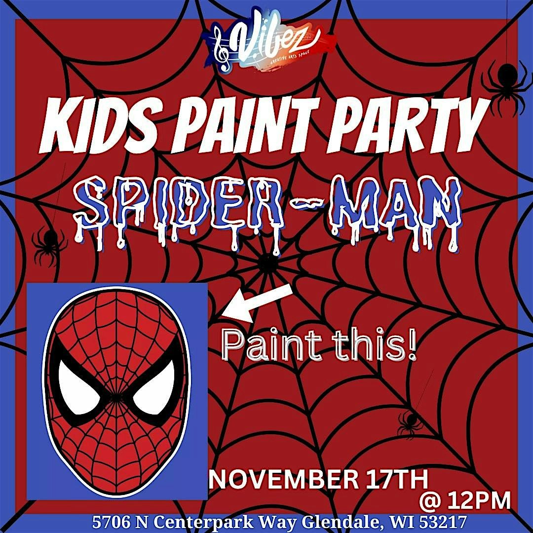 Kids Paint Party: Spider-Man