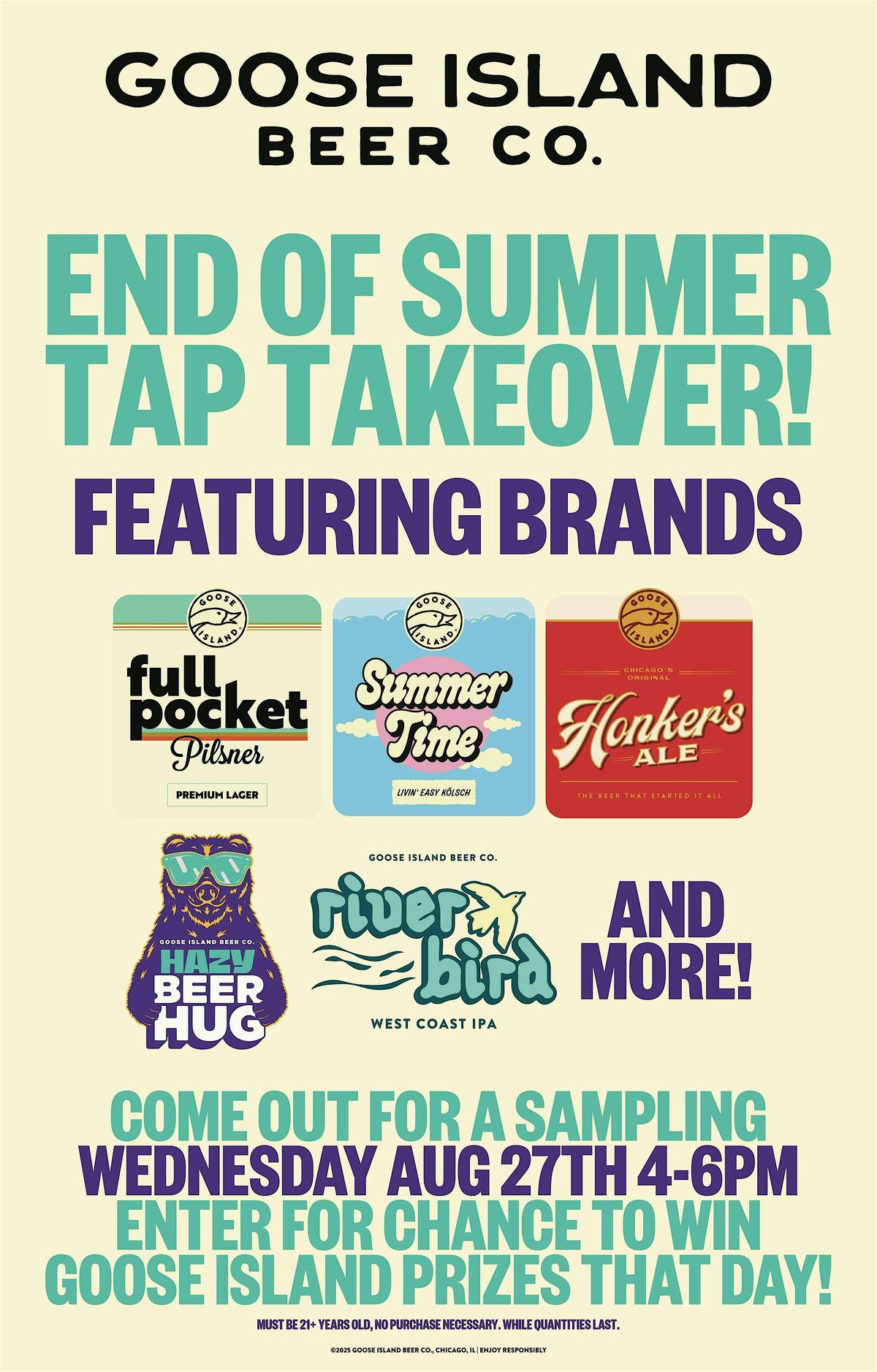 Goose Island End of Summer Tap Takeover