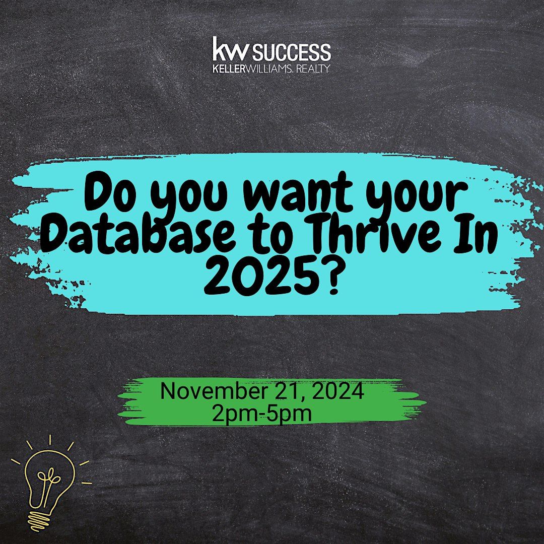 Get your Database to Thrive in 2025