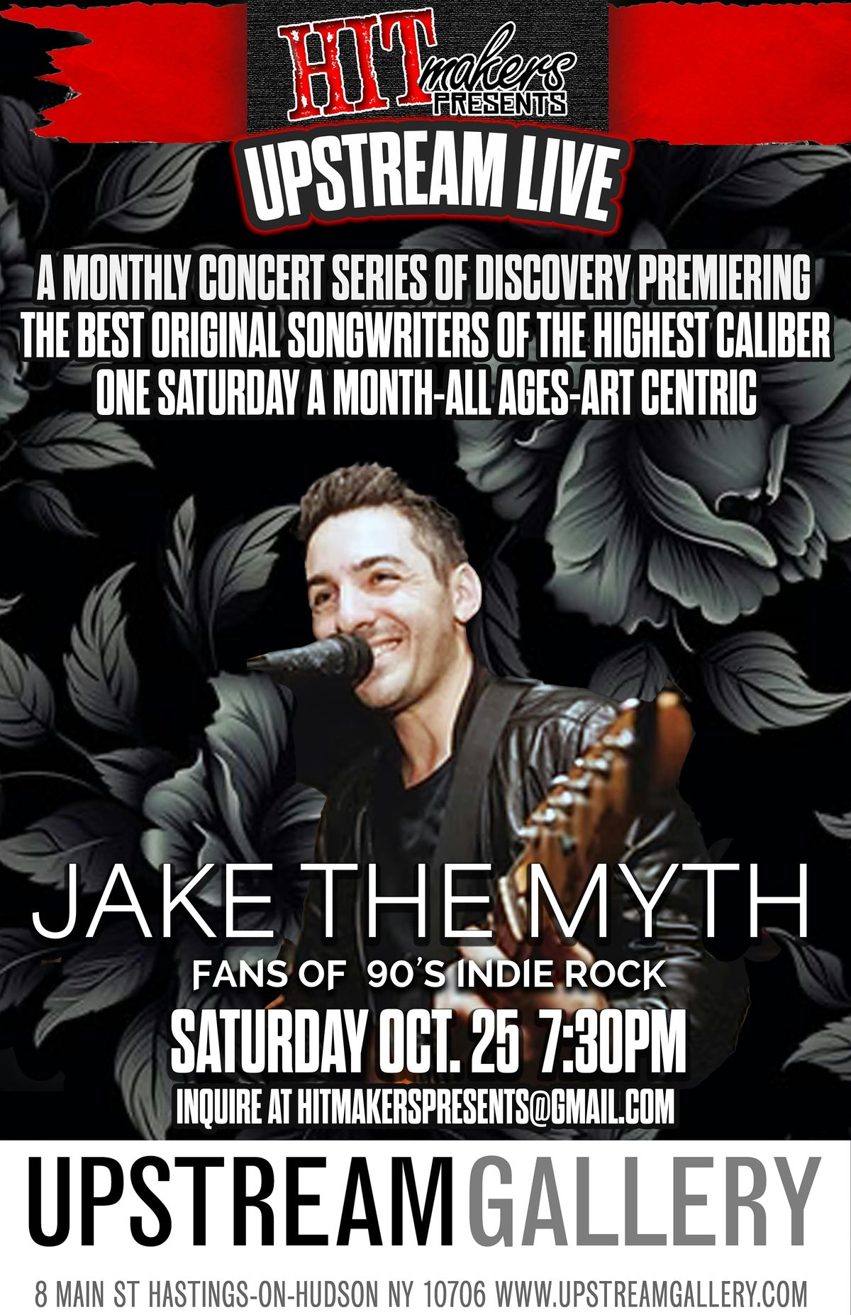 Live at the Upstream Premiers-Jake The Myth