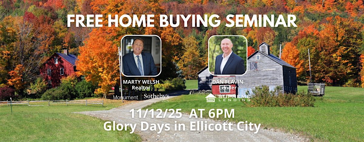 FREE Home Buying Seminar 11\/12\/2025