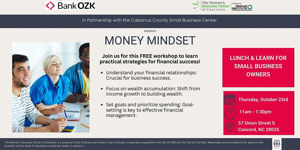 Money Mindset - FREE Lunch & Learn