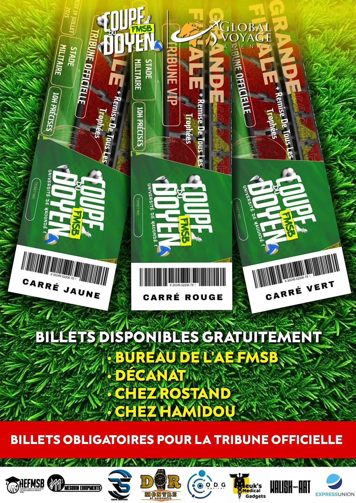 C\u00e9r\u00e9monie de Cl\u00f4ture de la Saison Sportive de la FMSB-UYI (Coupe du Doyen)
