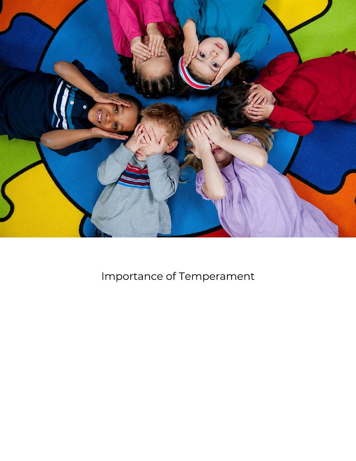 Importance of Temperament When Working with Preschoolers