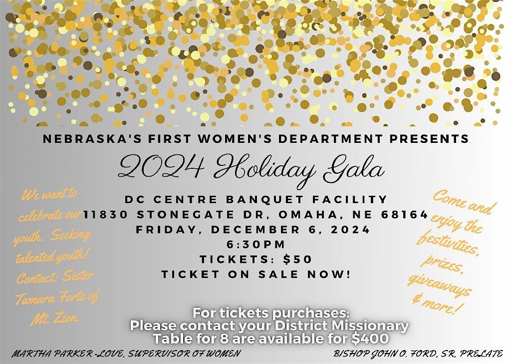 2024 NEBRASKA 1ST WOMEN DEPARTMENT HOLIDAY GALA