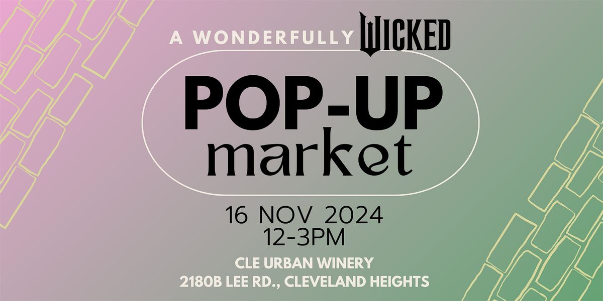 A Wonderfully Wicked Pop-Up Market