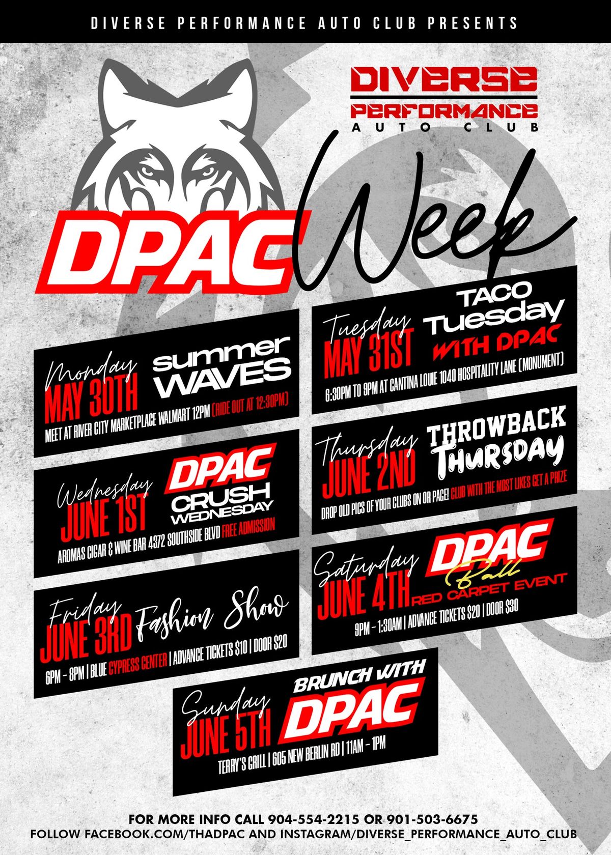DPAC WEEK TACO TUESDAY