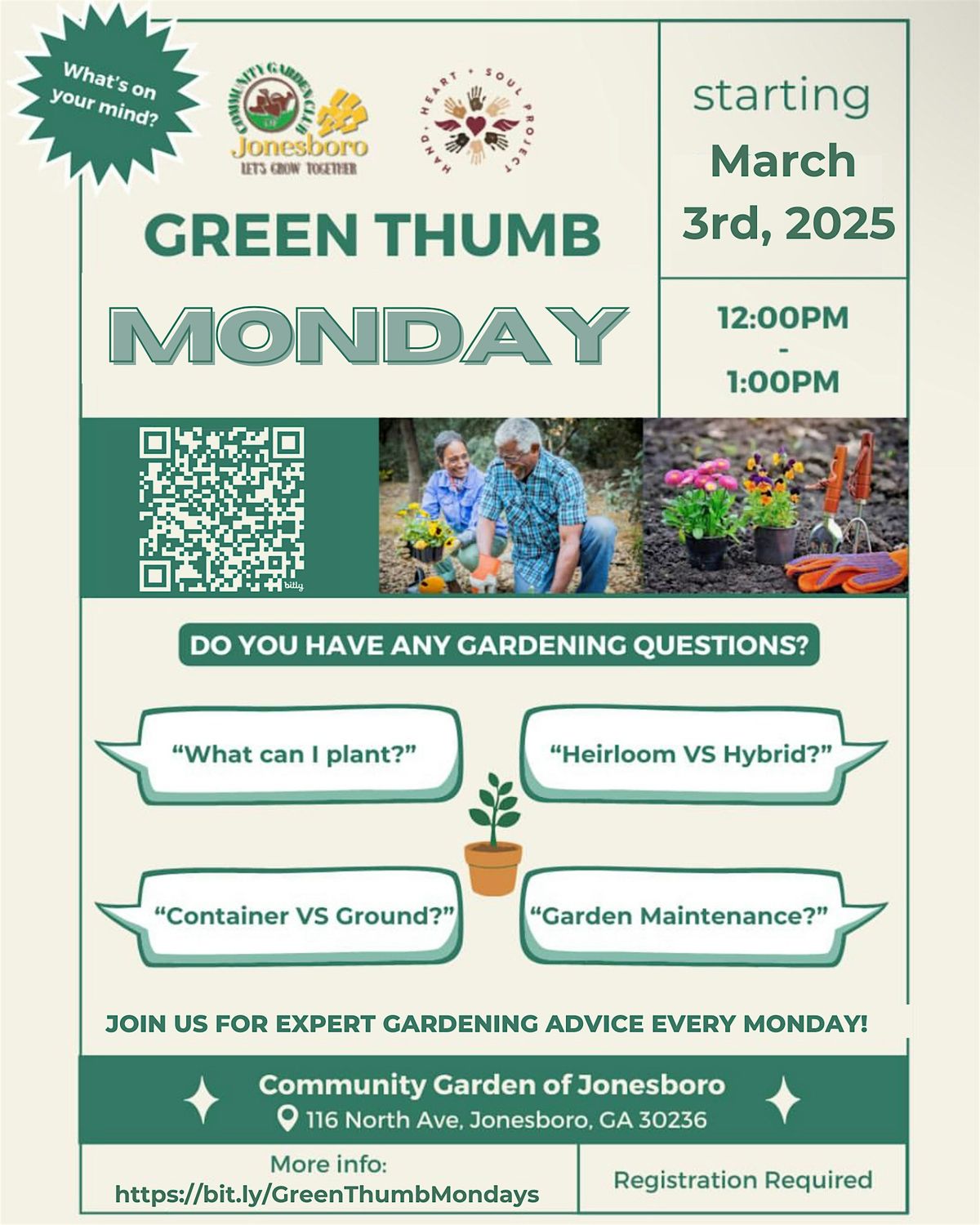 Green Thumb Mondays