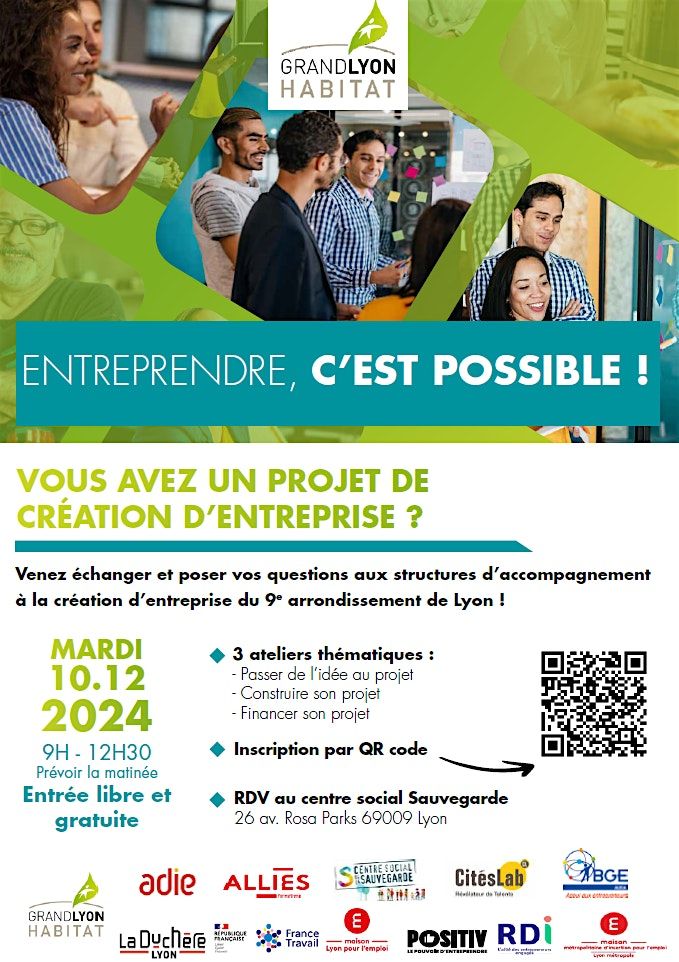 Entreprendre c'est possible !