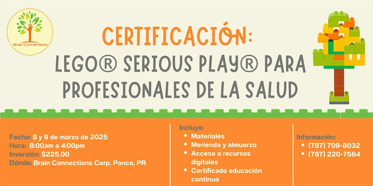 Certificaci\u00f3n: Lego Serious Play para profesionales de la salud