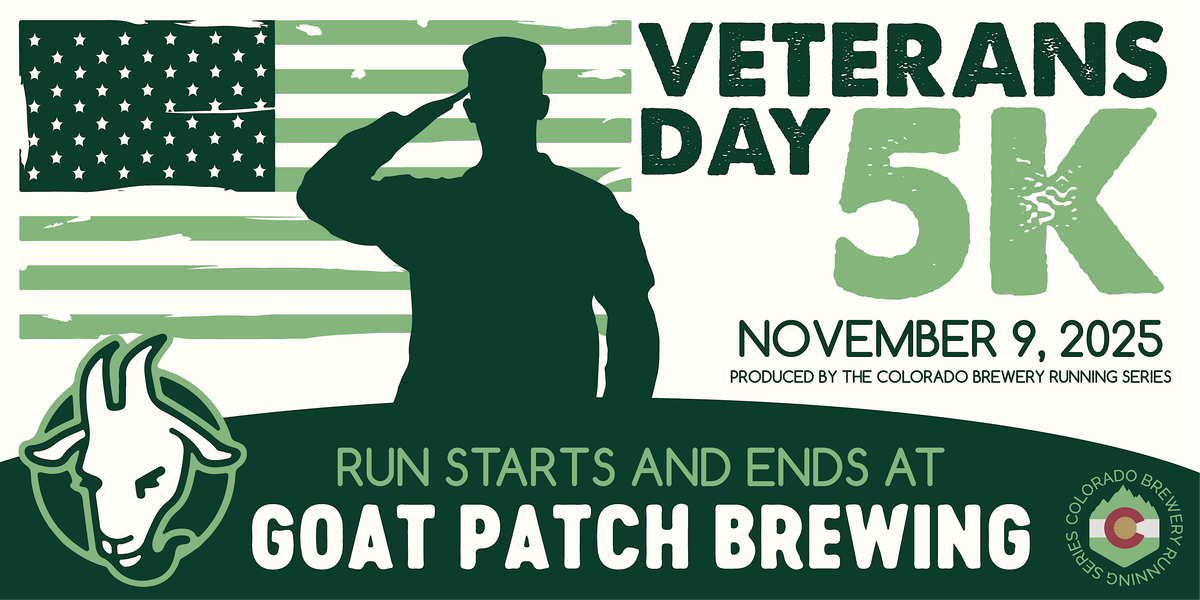 Veterans Day 5k @ Goat Patch Brewing | 2025 CO Brewery Running Series