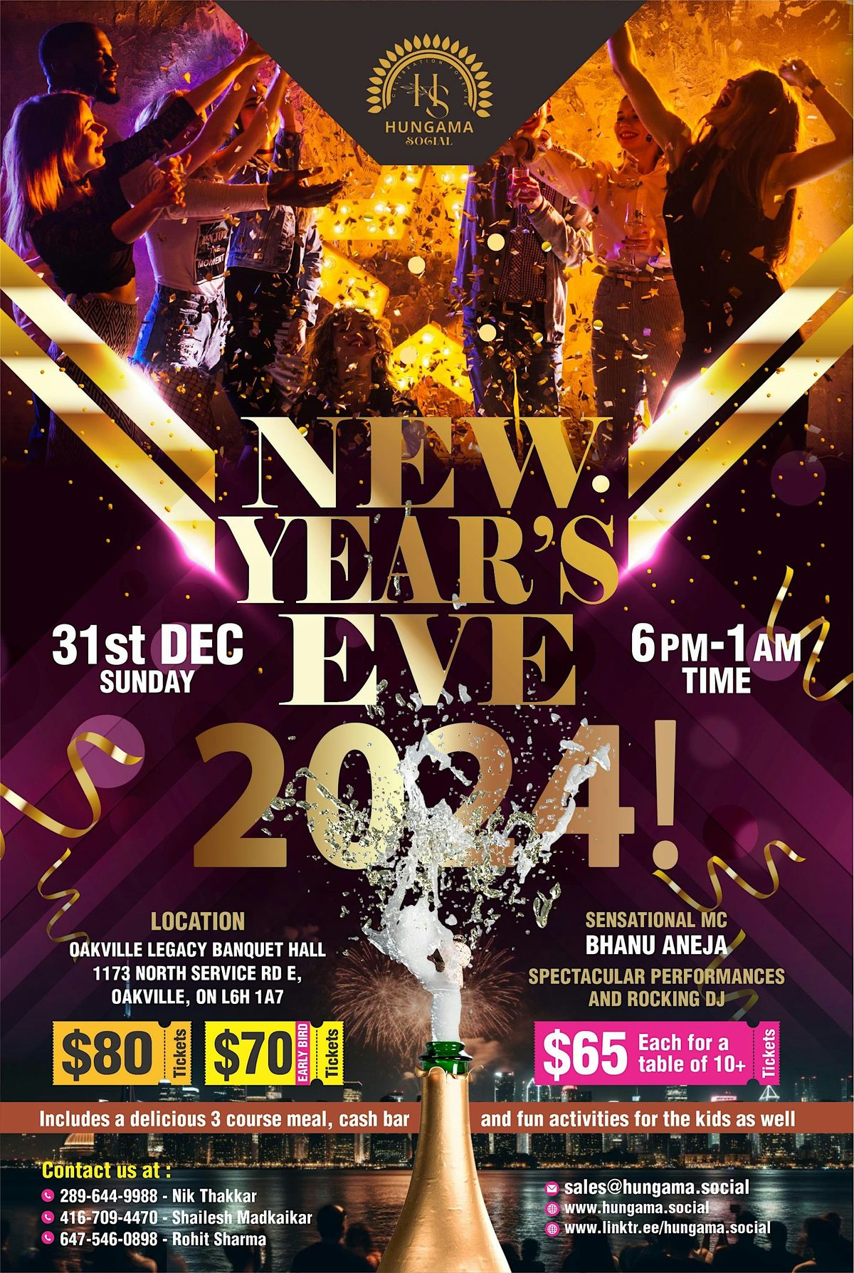 Bollywood Glitz & Glamour: New Year's Eve 2025 with Hungama Social