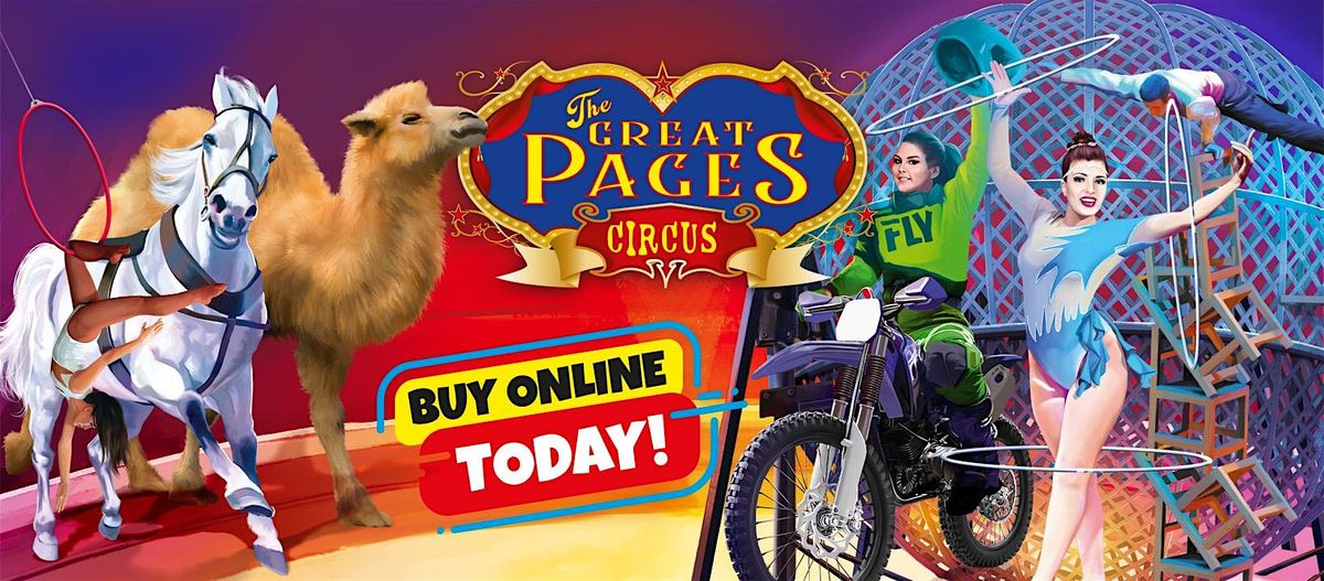 Mon Sep 1 | Lebanon, OH | 1:00PM | Great Pages Circus