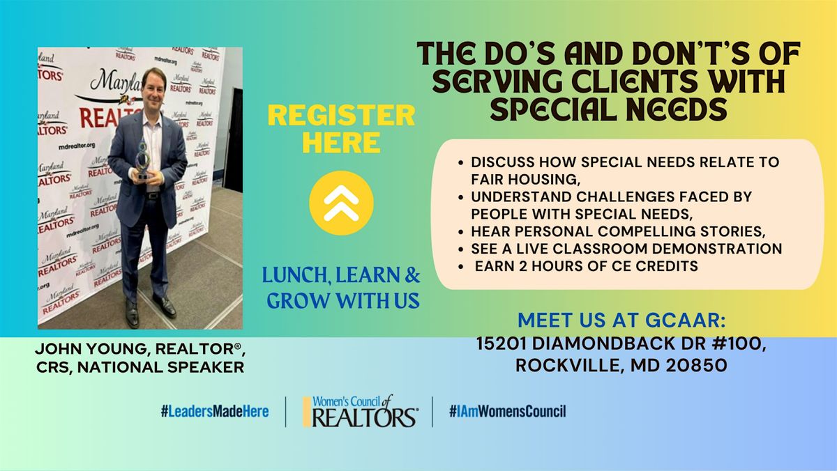 The Do's and Don\u2019t's of Serving Clients with Special Needs