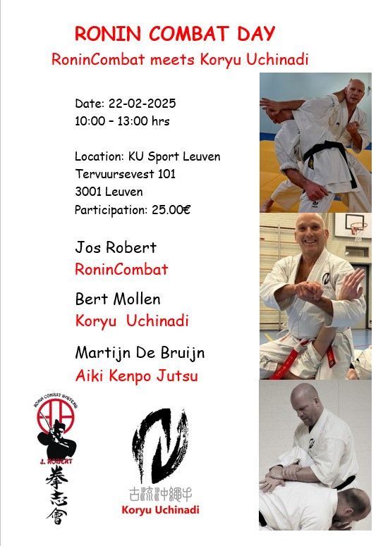 RoninCombat Day "RoninCombat meets Koryu Uchinadi"