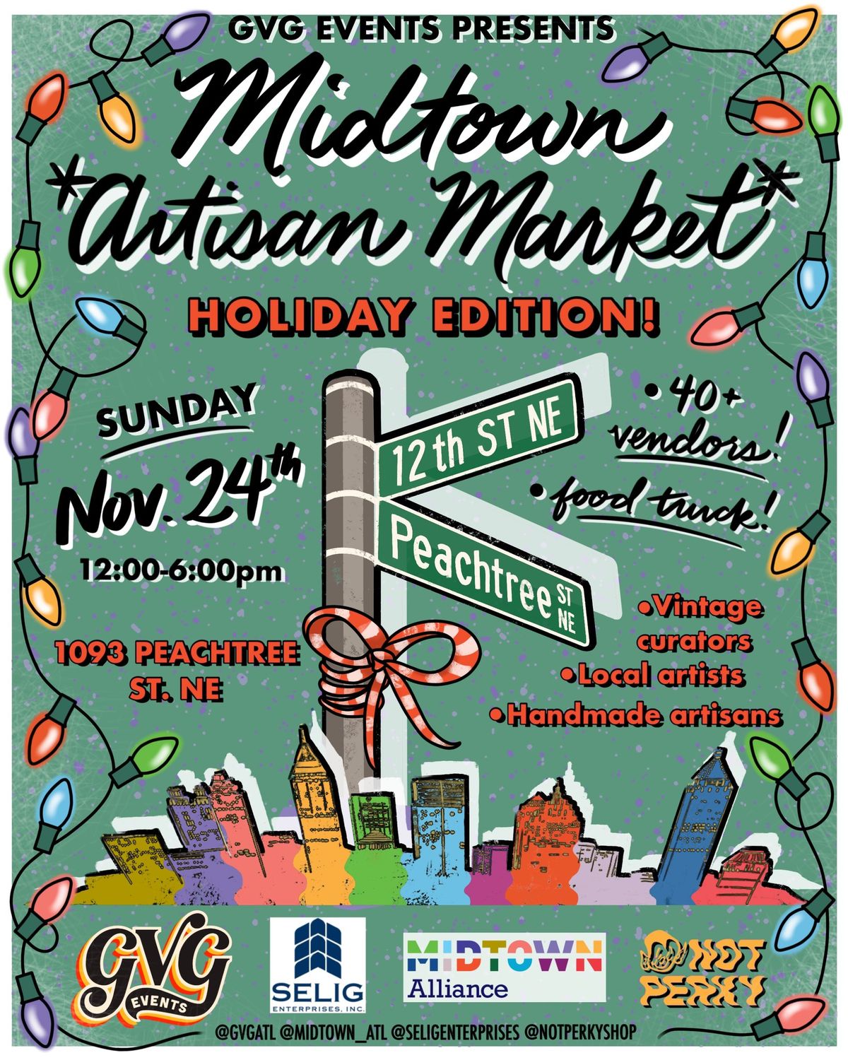 Midtown Artisan Market HOLIDAY EDITION by GVG Events and Midtown Alliance