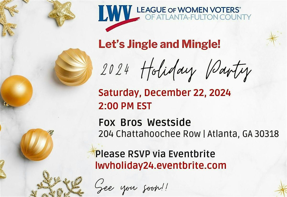 2024 LWVAF Holiday Party