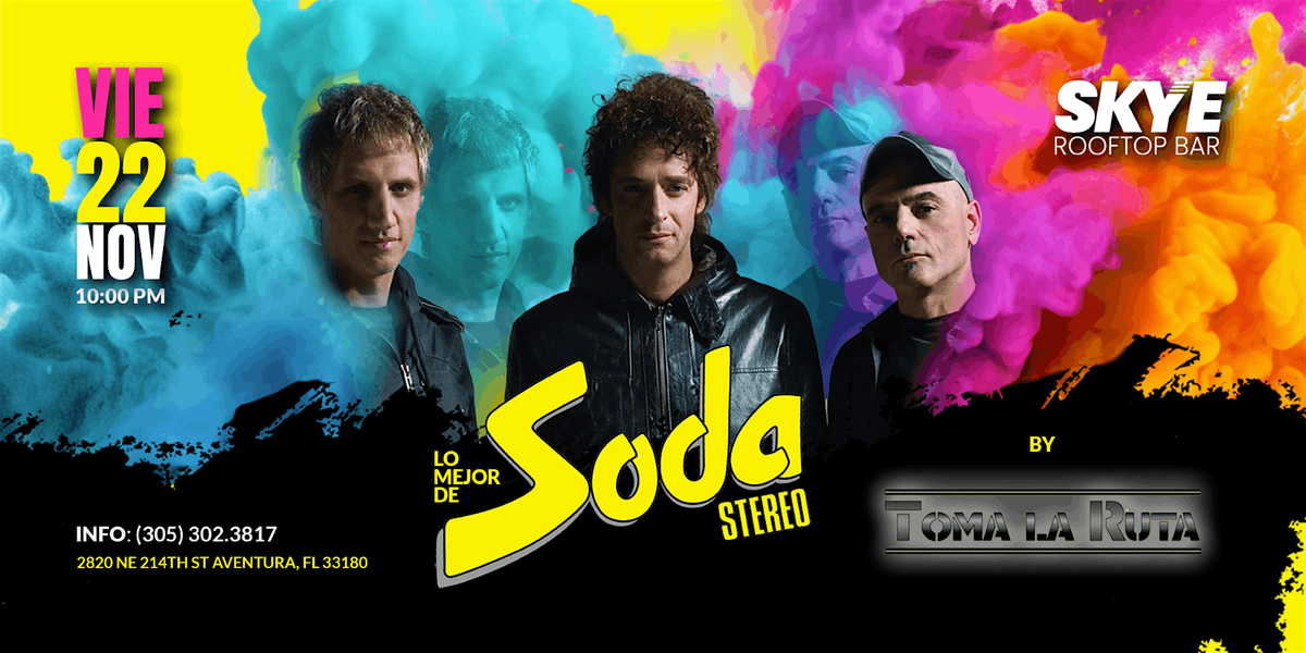 Lo mejor de SODA STEREO  en VIVO by Toma la Ruta - Rock en Espa\u00f1ol