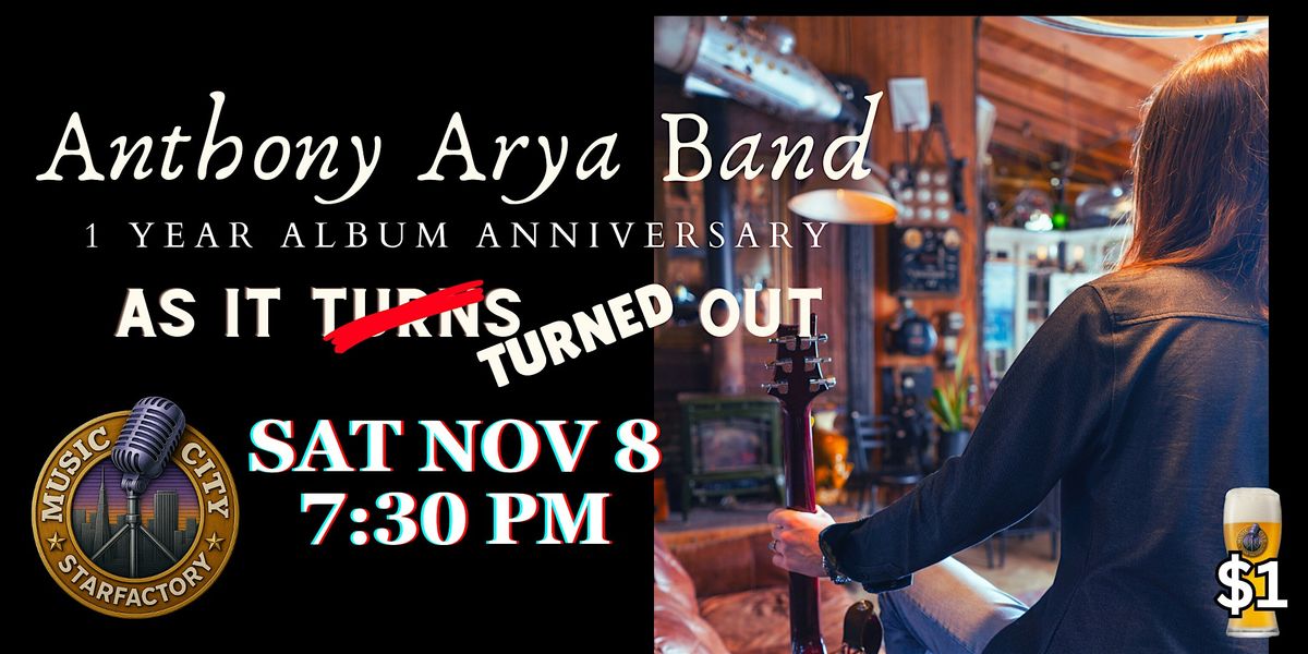 Anthony Arya - Live at Music City Starfactory | Folk Rock