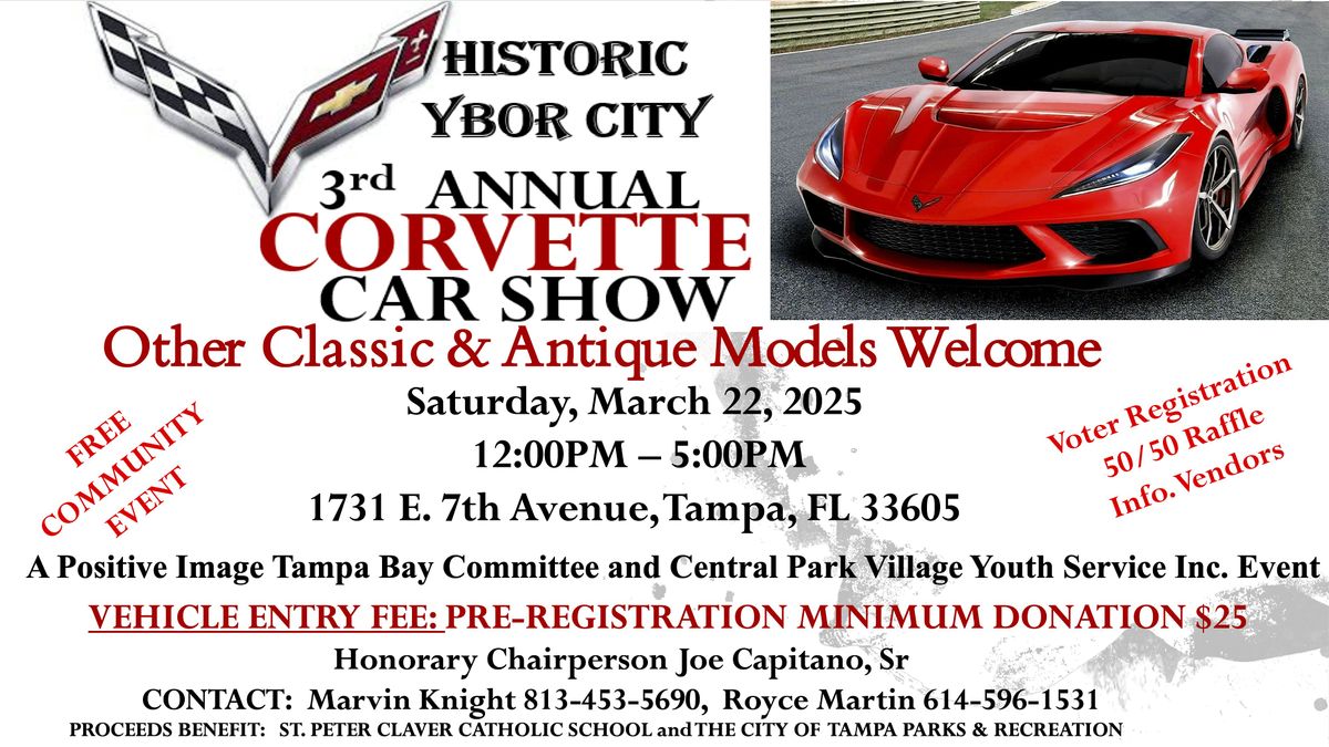 3rd Annual Corvette Car Show in Ybor City