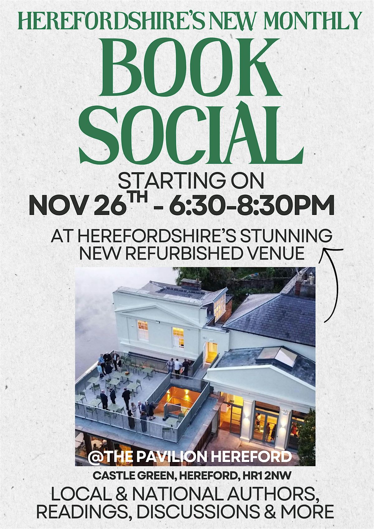 Book Social @ The Pavilion