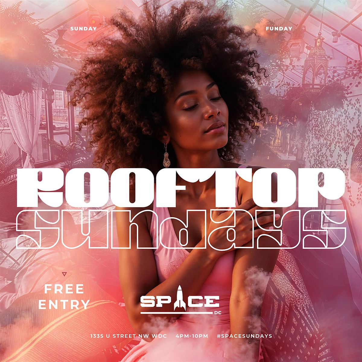 Rooftop Day Party at Space Lounge \u2013 Free Entry w\/ RSVP [5-10PM]