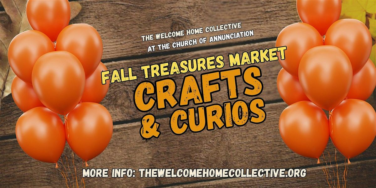 Fall Treasures Market: Crafts & Curios Vendor Table