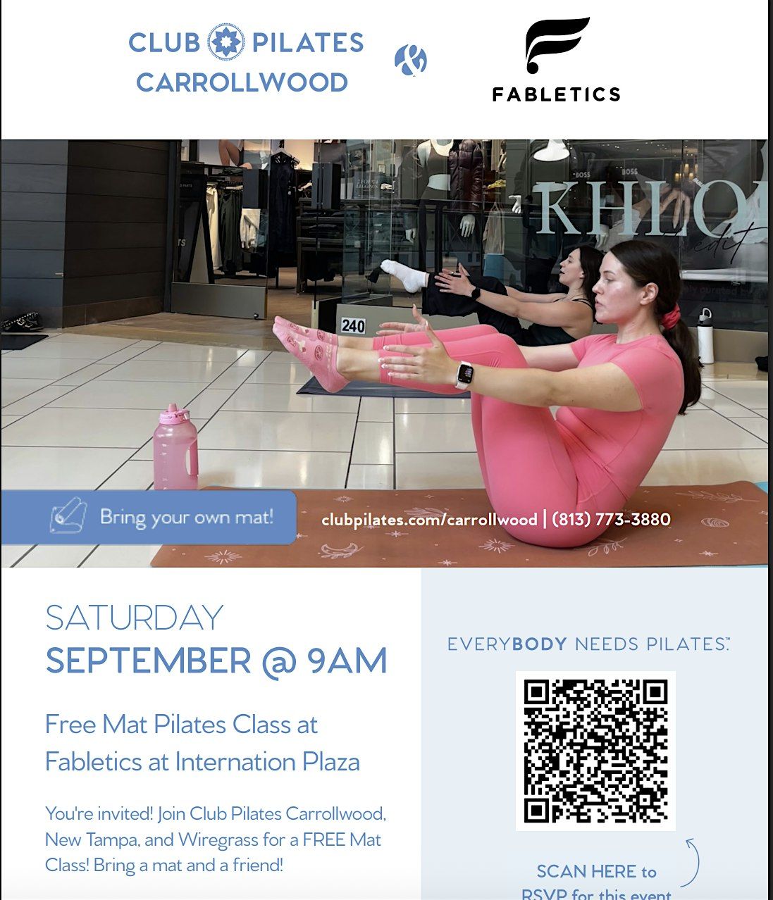 Pilates  w\/Marlana from Club Pilates Carrollwood