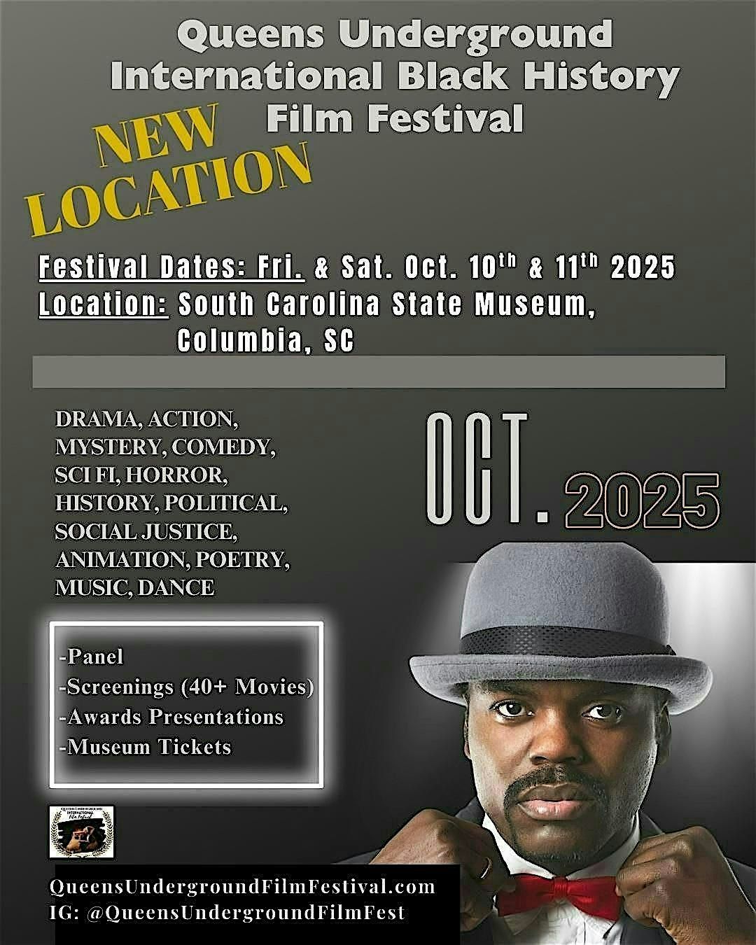 Queens Underground International Black History Film Festival -Columbia, SC