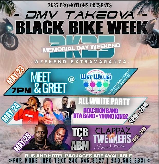 DMV Takeova \u201cBlack Bike Week\u201d 2K25