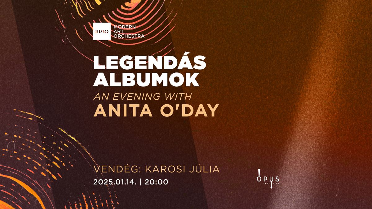 MAO Legend\u00e1s Albumok | An Evening with Anita O\u2019Day