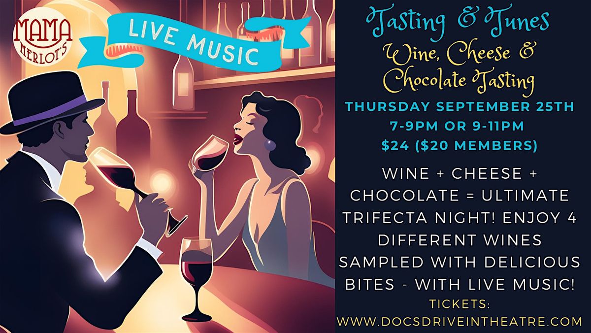Tasting & Tunes: Wine, Cheese & Chocolate in the Speakeasy