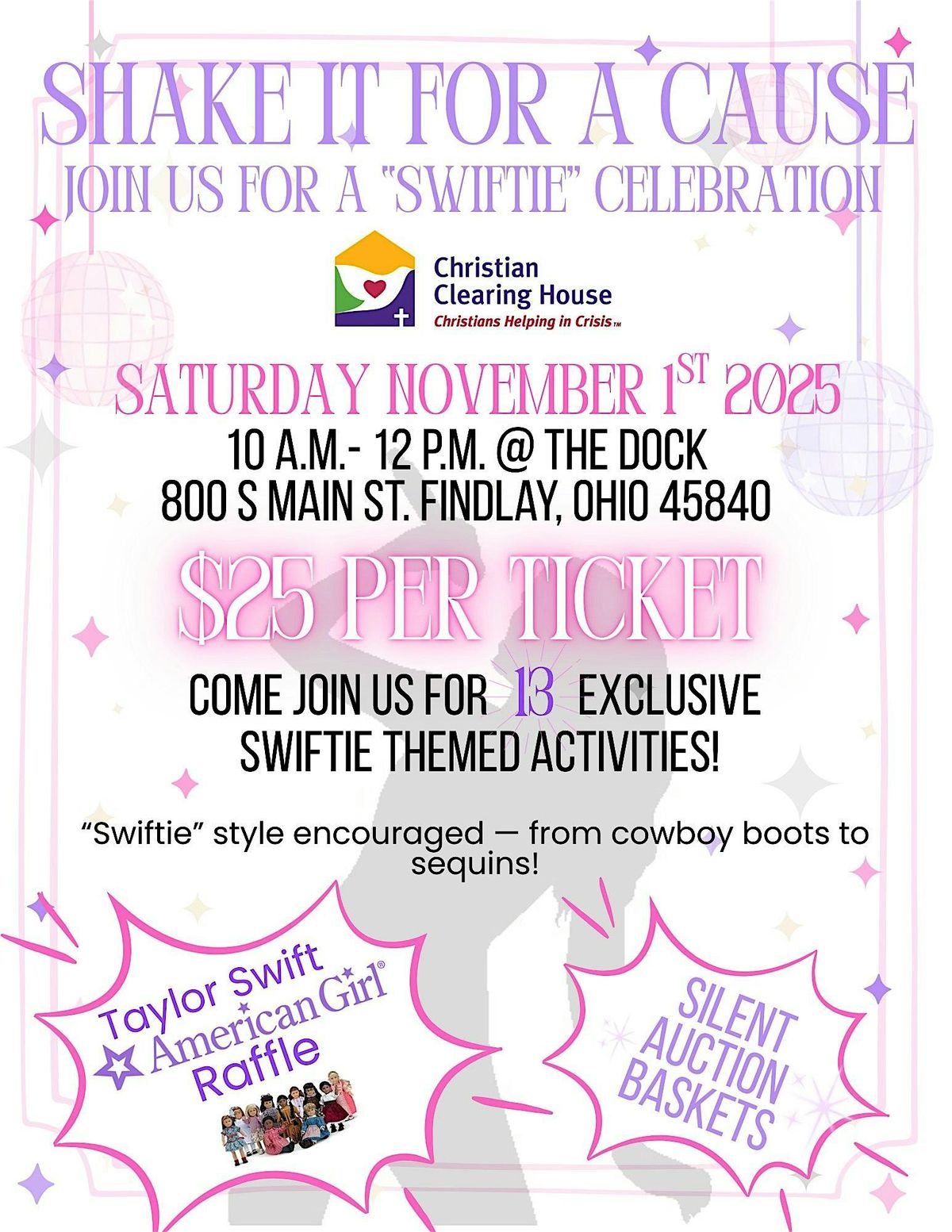 Shake It For A Cause- A "Swiftie" Event with Christian Clearing House