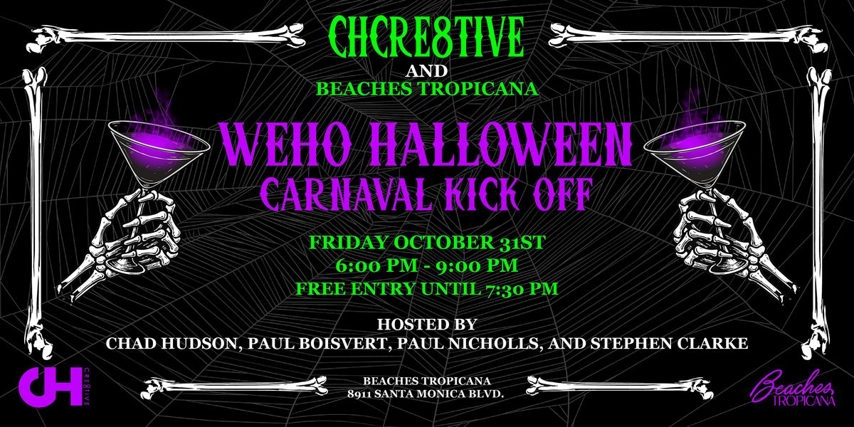 CHC Halloween Carnaval Kick Off 2025 at Beaches Tropicana