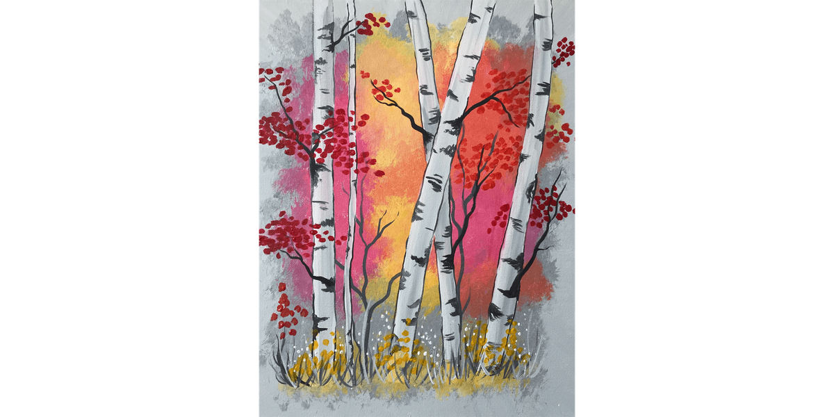 Aspen Trees At Sunrise - Paint and Sip in Tyler | Classpop!\u2122